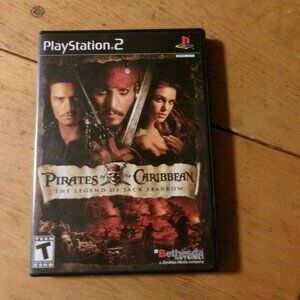 PS2 pirates of caribbean game case no book